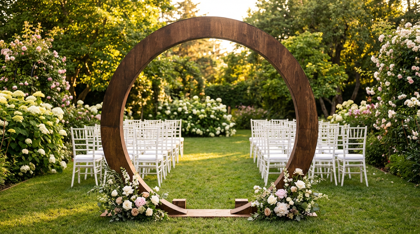 Framed by nature.